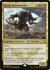 Zurgo Helmsmasher Foil - Prerelease Promo